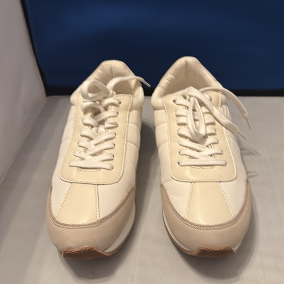 Madewell Womens Cream Sneakers size 7.5 New - Picture 3 of 8